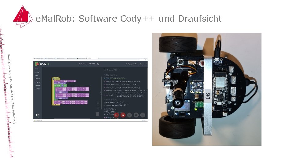 e. Mal. Rob: Software Cody++ und Draufsicht 1. 2022 Stand: 11. 0 ter, Hs.