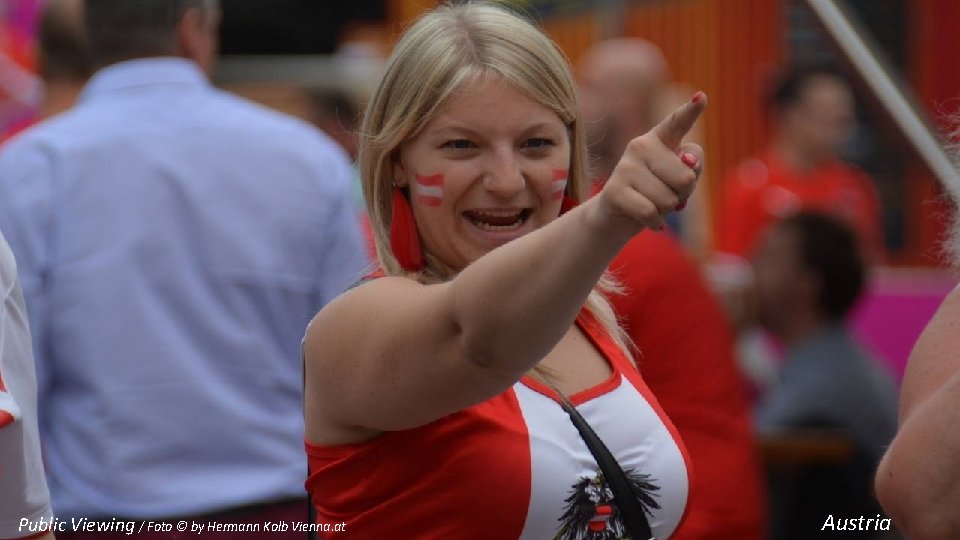 Public Viewing / Foto © by Hermann Kolb Vienna. at Austria 