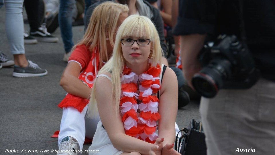 Public Viewing / Foto © by Hermann Kolb Vienna. at Austria 