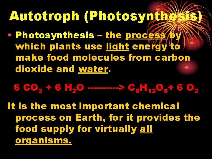 Photosynthesis Chapter 8 Bell Ringer 1 What process