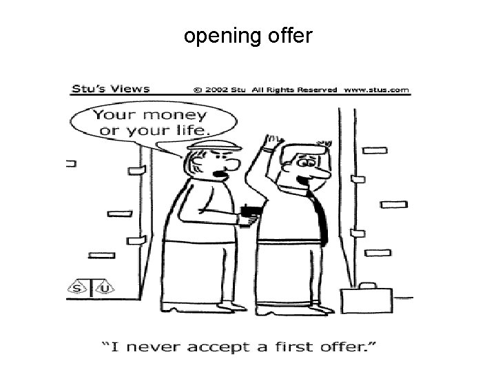 opening offer 