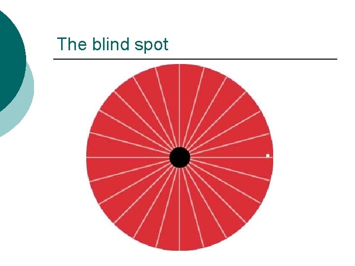 The blind spot 