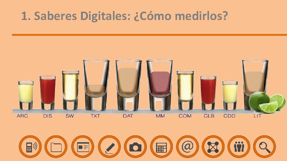 1. Saberes Digitales: ¿Cómo medirlos? 