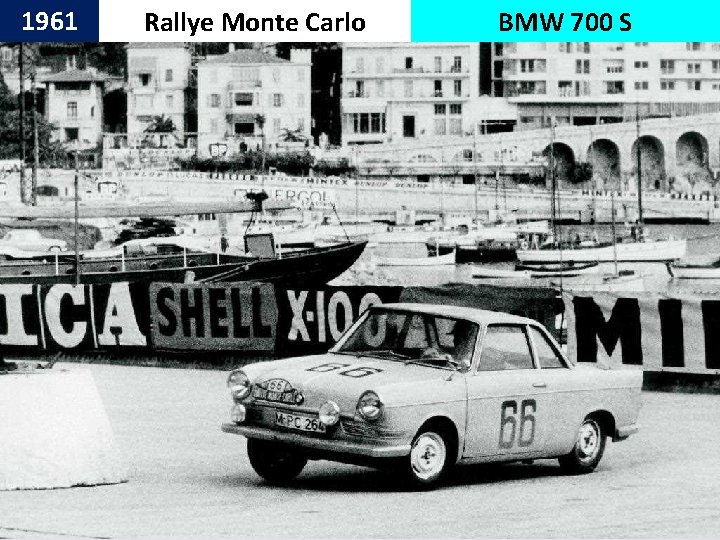 1961 Rallye Monte Carlo BMW 700 S 
