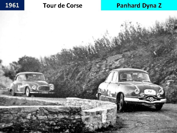 1961 Tour de Corse Panhard Dyna Z 