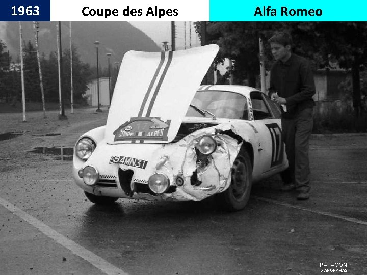 1963 Coupe des Alpes Alfa Romeo PATAGON DIAPORAMAS 