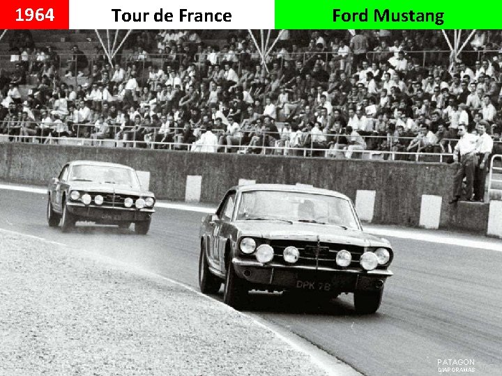 1964 Tour de France Ford Mustang PATAGON DIAPORAMAS 