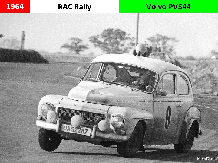 1964 RAC Rally Volvo PV 544 