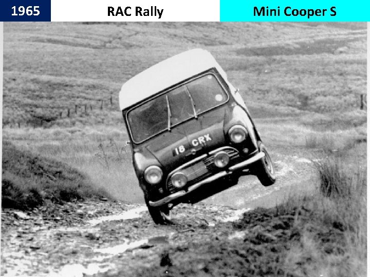 1965 RAC Rally Mini Cooper S 