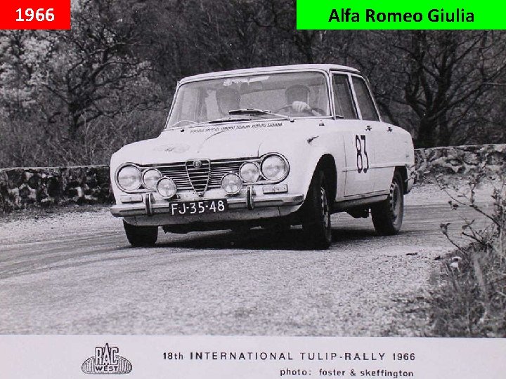 1966 Alfa Romeo Giulia 
