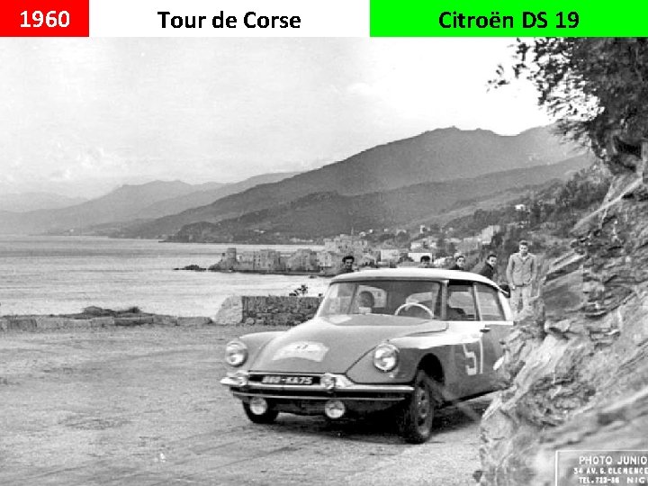 1960 Tour de Corse Citroën DS 19 