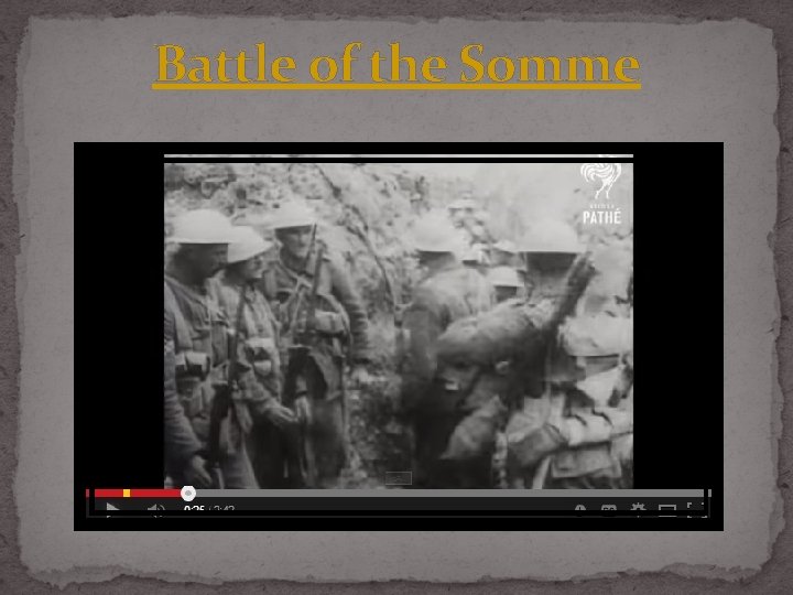 Battle of the Somme 