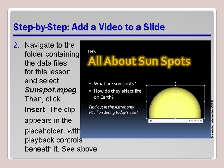 2. Navigate to the folder containing the data files for this lesson and select
