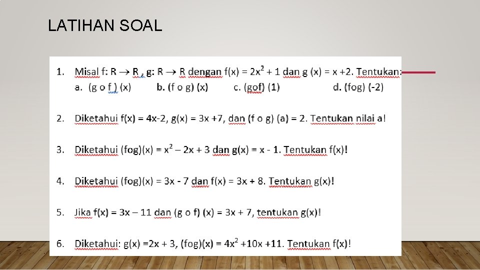 LATIHAN SOAL 