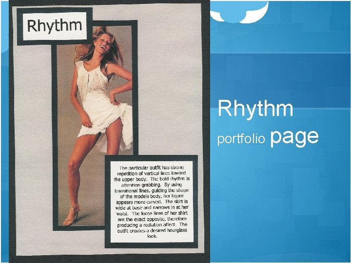 Rhythm portfolio page 