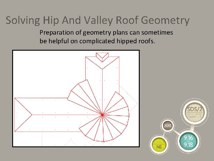 Solving Hip And Valley Roof Geometry Preparation of geometry plans can sometimes be helpful