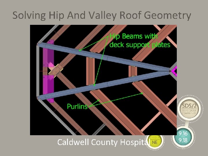 Solving Hip And Valley Roof Geometry Caldwell County Hospital 