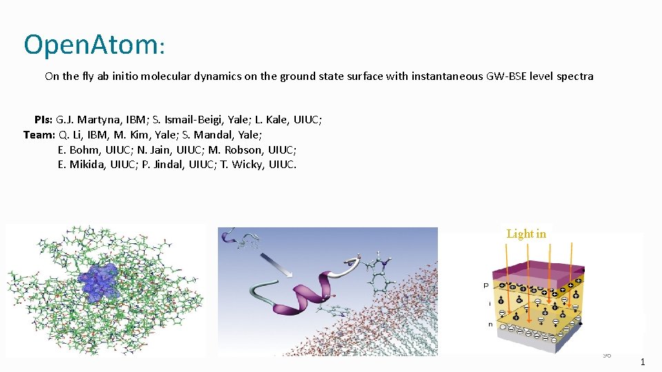 Open. Atom: On the fly ab initio molecular dynamics on the ground state surface