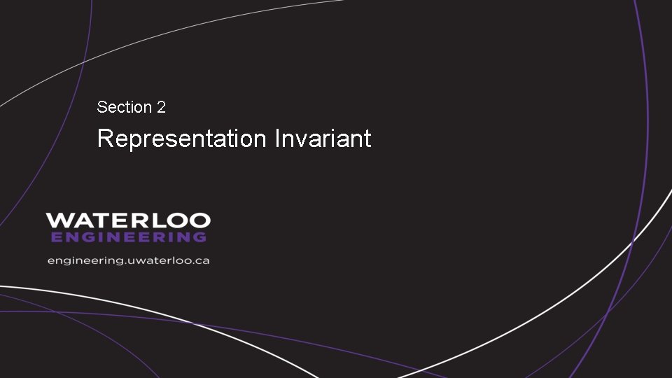 Section 2 Representation Invariant 