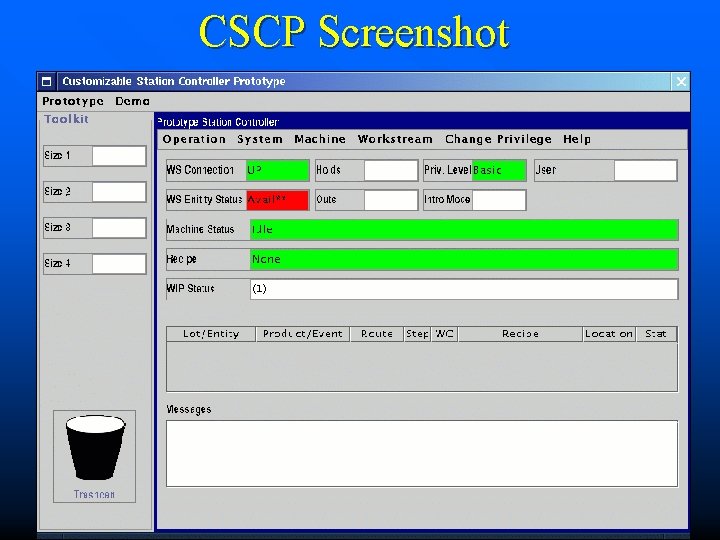 CSCP Screenshot 