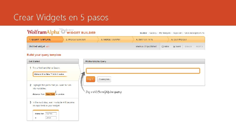 Crear Widgets en 5 pasos 