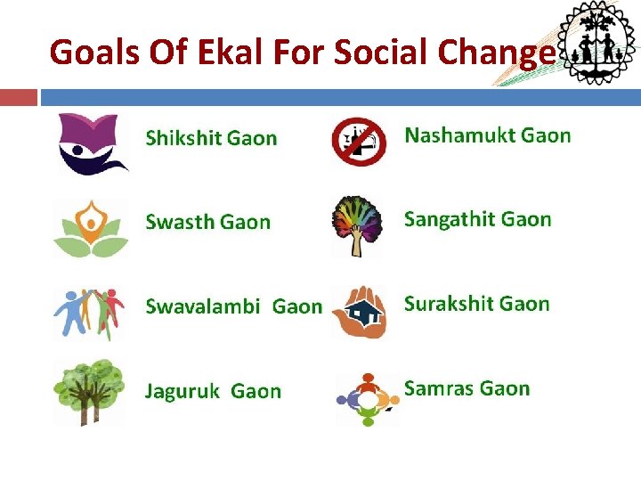 Goals Of Ekal For Social Change 