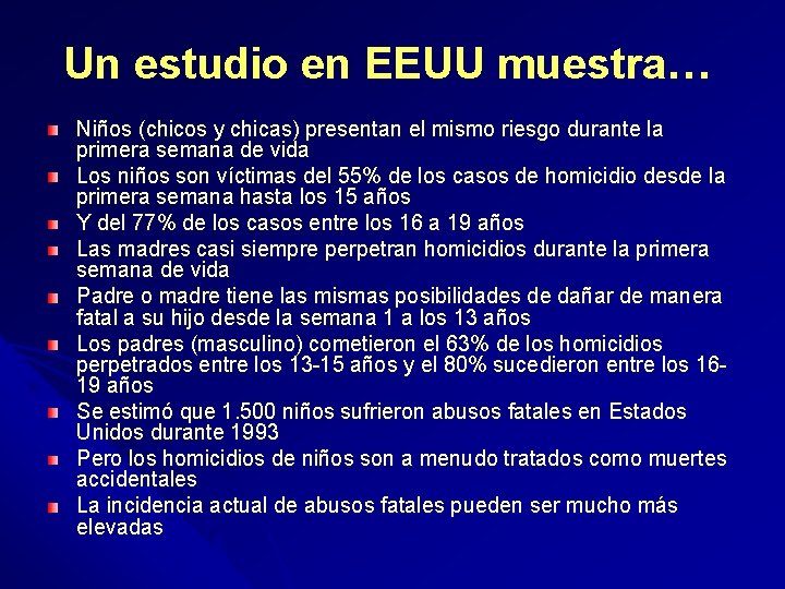 Un estudio en EEUU muestra… Niños (chicos y chicas) presentan el mismo riesgo durante