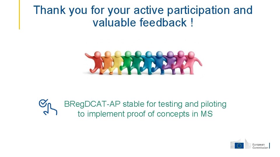 Thank you for your active participation and valuable feedback ! BReg. DCAT-AP stable for