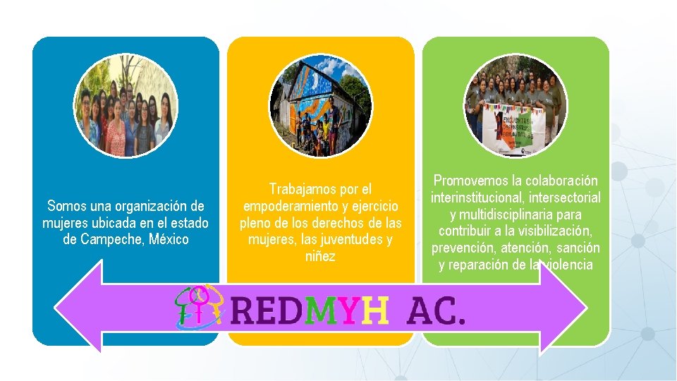 Somos una organización de mujeres ubicada en el estado de Campeche, México Trabajamos por