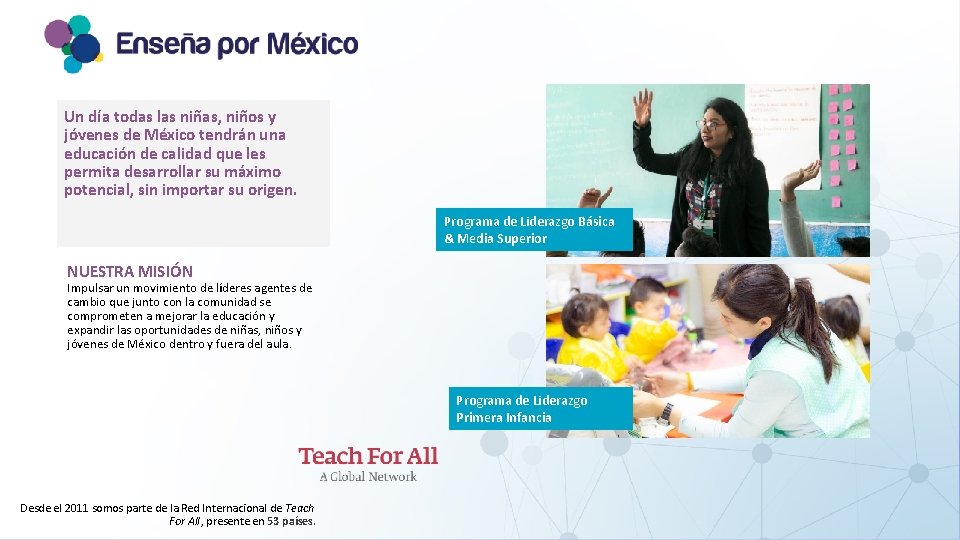 Un día todas las niñas, niños y jóvenes de México tendrán una educación de