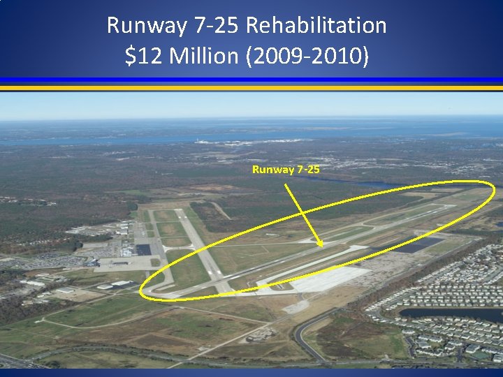 Runway 7 -25 Rehabilitation $12 Million (2009 -2010) Runway 7 -25 