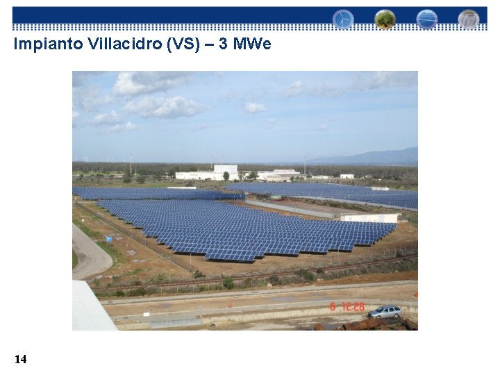 Impianto Villacidro (VS) – 3 MWe 14 