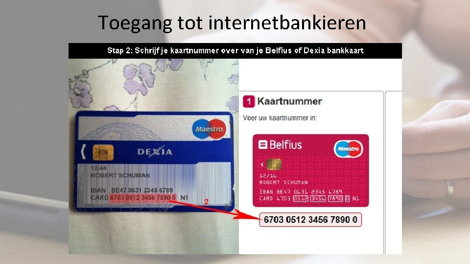 Toegang tot internetbankieren 