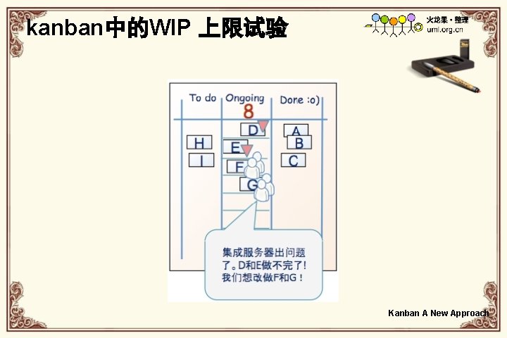 kanban中的WIP 上限试验 Kanban A New Approach 