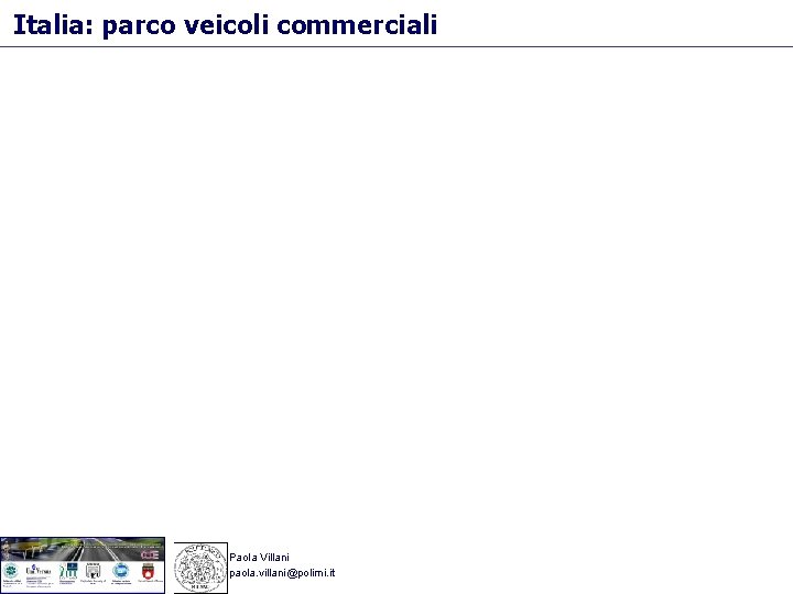 Italia: parco veicoli commerciali Paola Villani paola. villani@polimi. it 