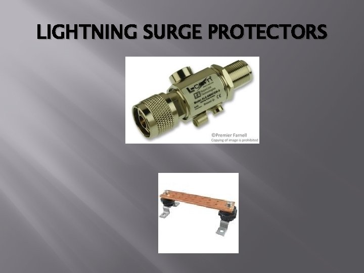 LIGHTNING SURGE PROTECTORS 