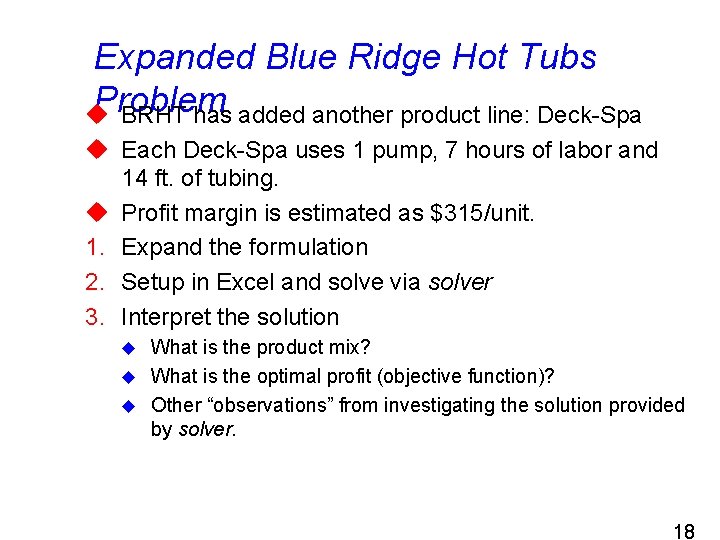 Expanded Blue Ridge Hot Tubs Problem u BRHT has added another product line: Deck-Spa