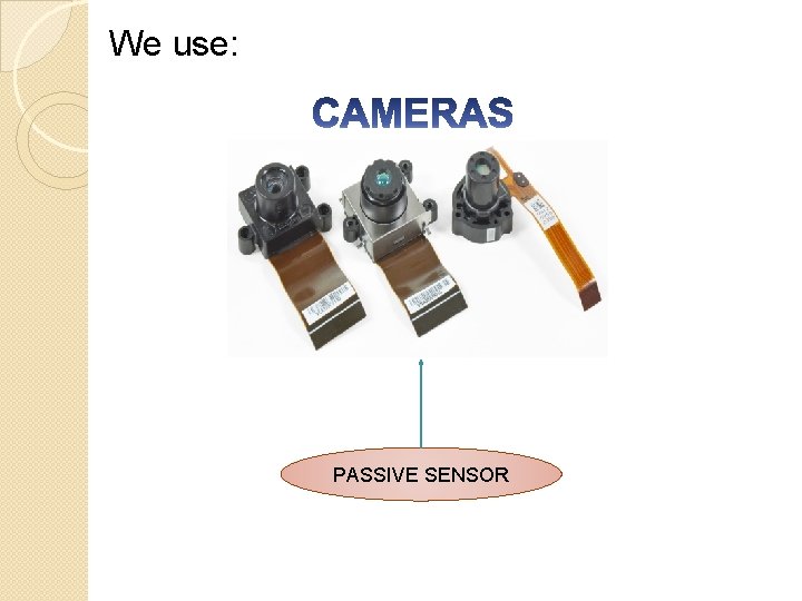 We use: PASSIVE SENSOR 