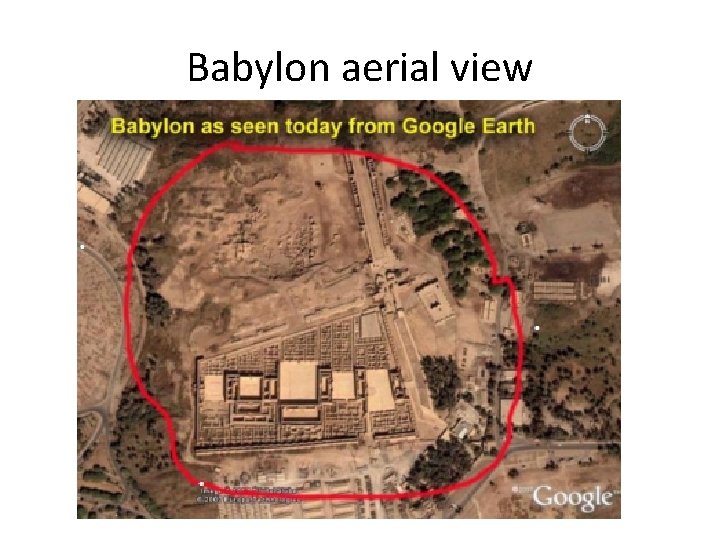 Babylon aerial view 