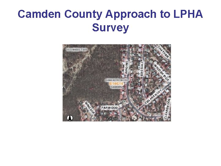 Camden County Approach to LPHA Survey 