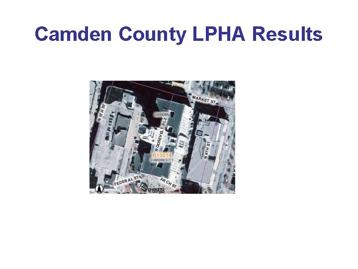 Camden County LPHA Results 
