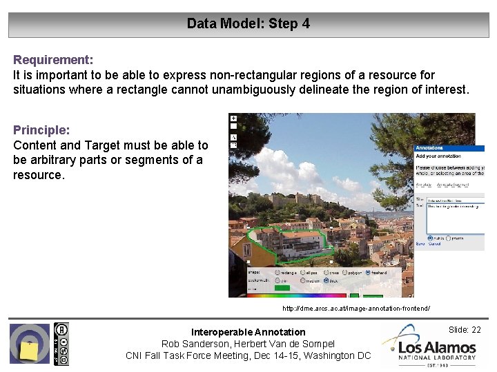 Data Model: Step 4 Requirement: It is important to be able to express non-rectangular