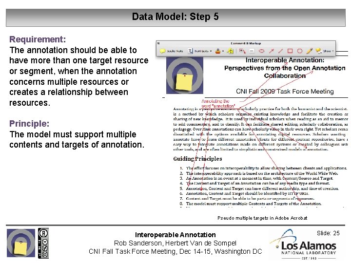 Data Model: Step 5 Requirement: The annotation should be able to have more than
