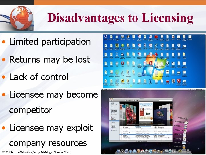 Disadvantages to Licensing • Limited participation • Returns may be lost • Lack of