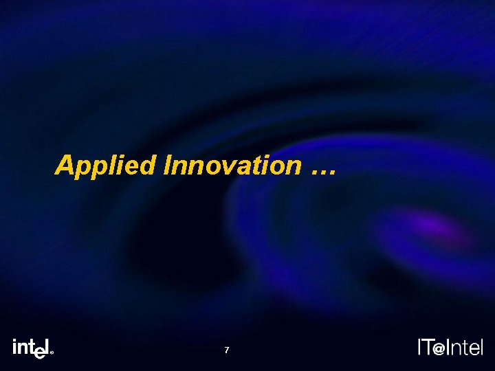 Applied Innovation … 7 