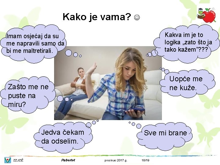 Kako je vama? Kakva im je to logika „zato što ja tako kažem”? ?