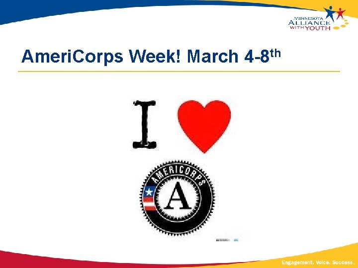 Ameri. Corps Week! March 4 -8 th 