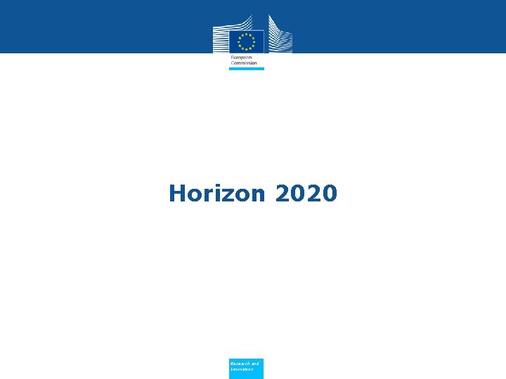 Horizon 2020 Policy Research and Innovation 