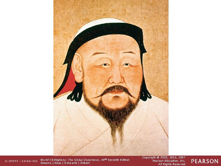 Figure 15. 5 This portrait of Kubilai Khan, by far the most important Mongol