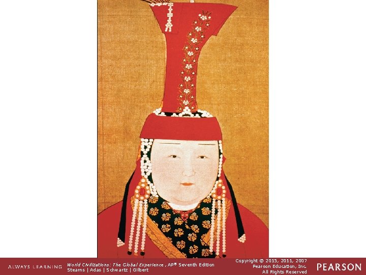 Figure 15. 6 A portrait of Chabi, the energetic and influential wife of Kubilai